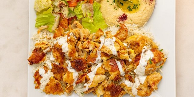 Chicken Shawerma Over Rice