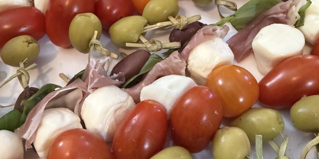Meditteranean Skewers w/ Pros