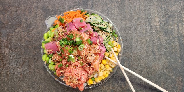 Rainbow Love Poke Bowl