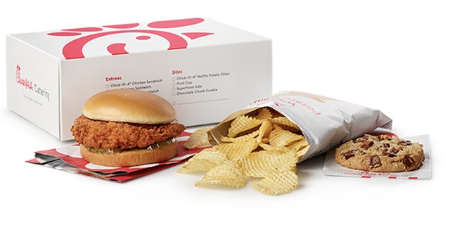 Spicy Chicken Sandwich Packaged Meal