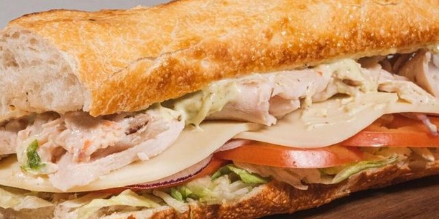 Garlic Pesto Turkey Sandwich