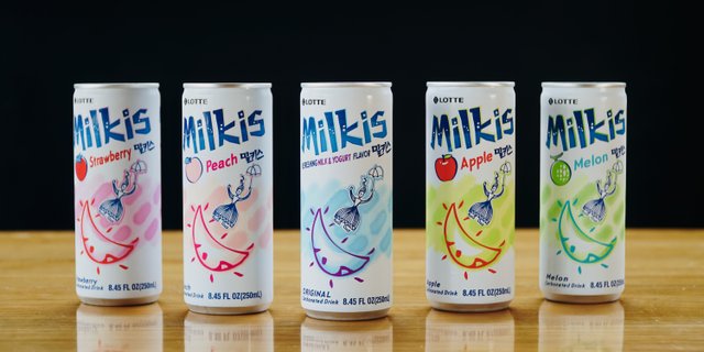 Assorted Individual Korean Milkis