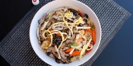 Veggie Japchae Noodles