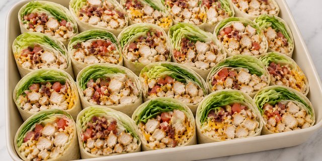 Carolina Chicken Wraps