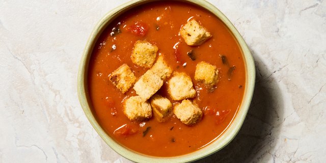 Bucket Roasted Tomato Basil Soup