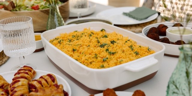Yellow Rice Platter