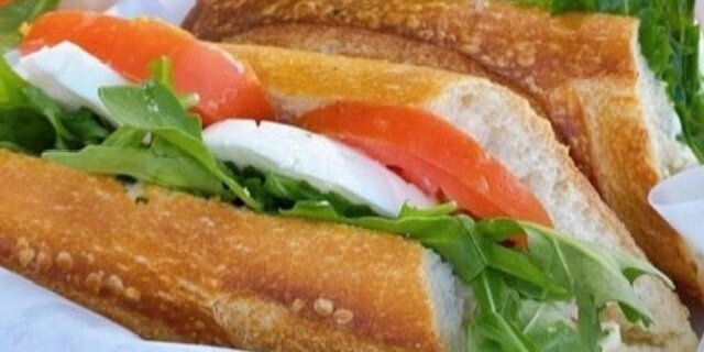 Caprese Baguette Sandwich