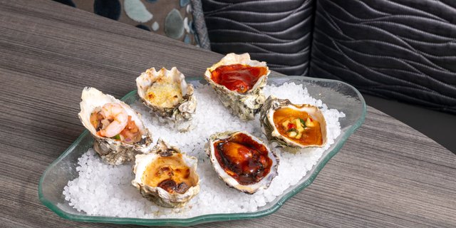 Cooked Oyster Sriracha Bourbon