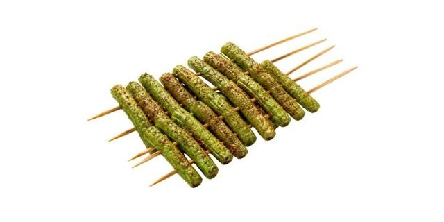 Charcoal-Grilled Green Beans