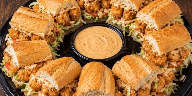 PC Shrimp Po-Boy Platter