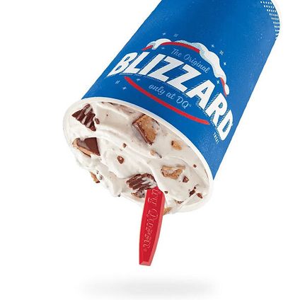 Reese's Peanut Butter Cup Blizzard Treat