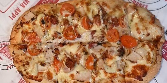 Pesto Chicken Flatbread