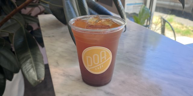 Ginger Peach Iced Tea