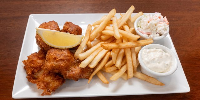 Beer-Battered Fish And Chips