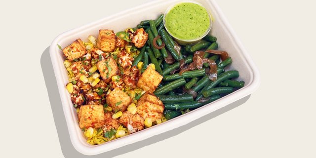 Peri-Peri Vegan Tofu Hot Plate