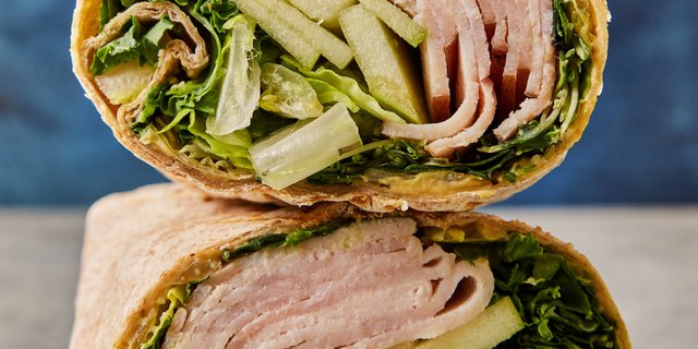 Roasted Turkey Panini Wrap