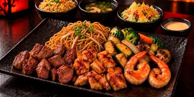 NY Strip Steak & Shrimp Hibachi Combination