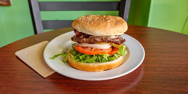 Bacon & Blue Cheese Burger