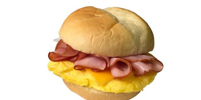 Taylor, Ham Egg & Cheese Breakfast Sandwich