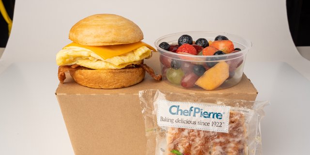 Build-Your-Own Meat, Egg & Cheese Croissant Handheld Box