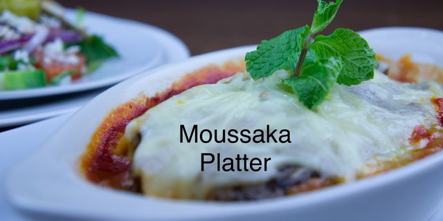 Moussaka Platter