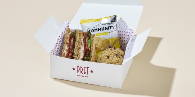 Chicken & Bacon Sandwich Lunch Box