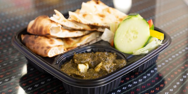 Palak Paneer Lunch