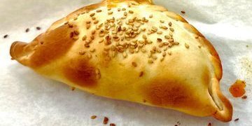 Chicken Mole Rojo Empanada