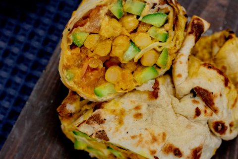 Chana Masala Frankie
