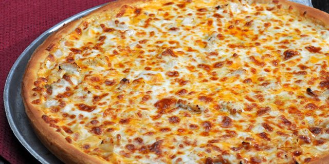Large Blue Buffalo Pizza