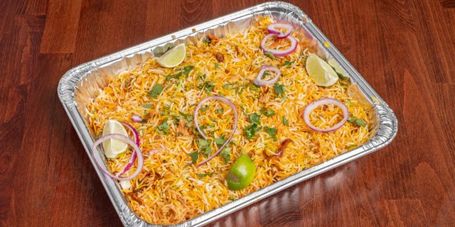 Vegetarian Biryani Platter
