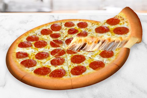 Stuffed Crust Pepperoni Pizza
