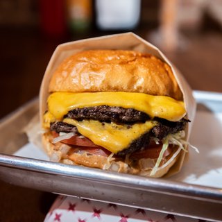 Gluten-Free Double Smash Onion Holy Burger