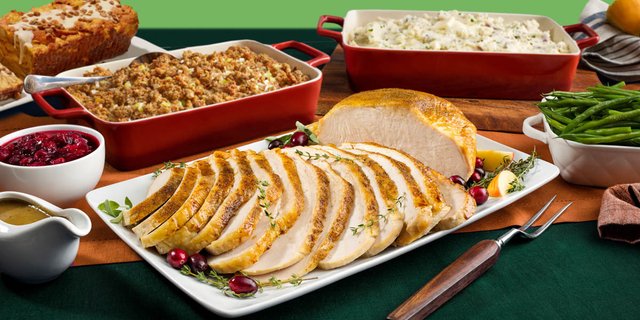 Roasted Turkey Feast for 4