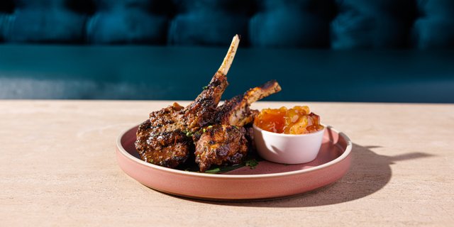 Jerk Grilled Lamb Lollipops