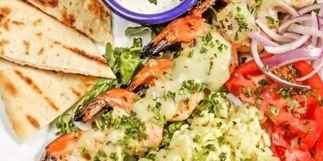 Shrimp Souvlaki