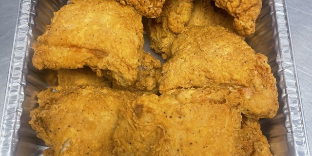 100 Pcs Golden Fried Chicken