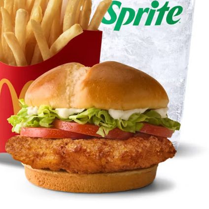 Deluxe McCrispy Sandwich Meal