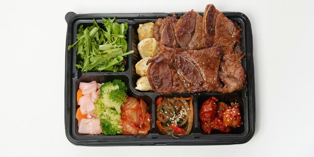 La Short Rib Galbi Bento Box