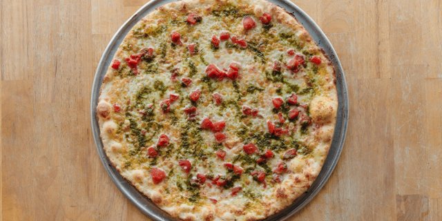 Slightly Pesto Pizza