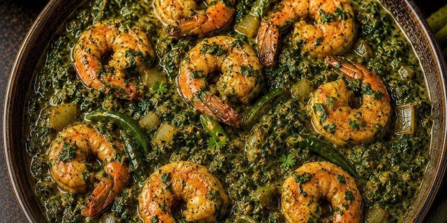 Shrimp Saag