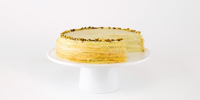 Pistachio Mille Crêpes