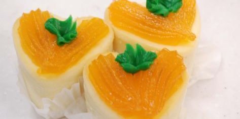 Bite Size NY Style Mango Cheesecake