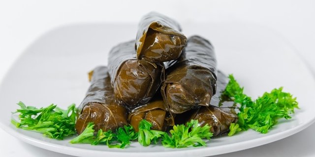 Grape Leaves Tray