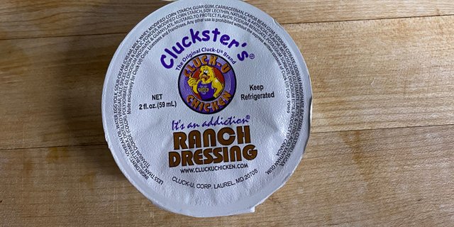 Cup of Ranch Dressing
