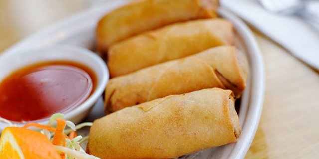Shrimp Fried Spring Rolls