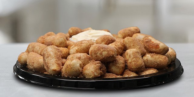 Small Cinnamon Sugar Pretzel Bites Tray