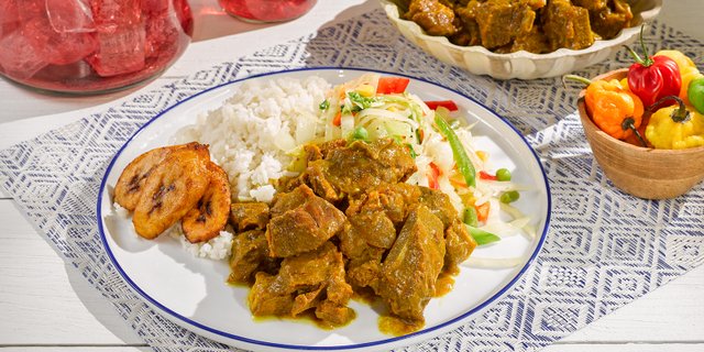 Curried Goat Meal