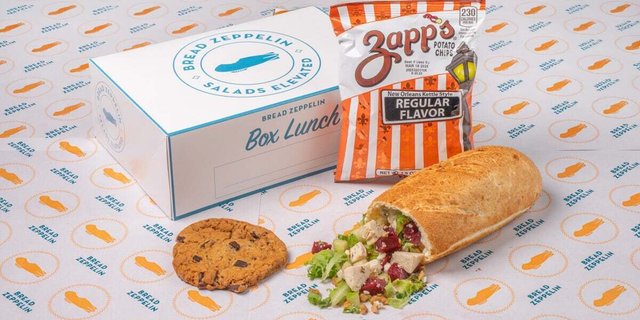 Washington State Zeppelin Box Lunch