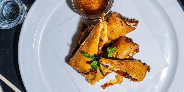 Kimchi Cheese Beef Egg Rolls